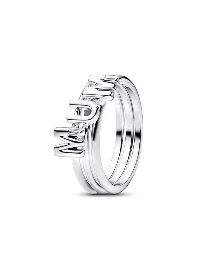 PANDORA MUM Letters Splittable Ring - Image 2